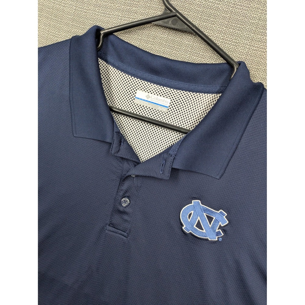 North Carolina Tar Heels Shirt Mens XL Blue NCAA Basketball Columbia Omni Shade